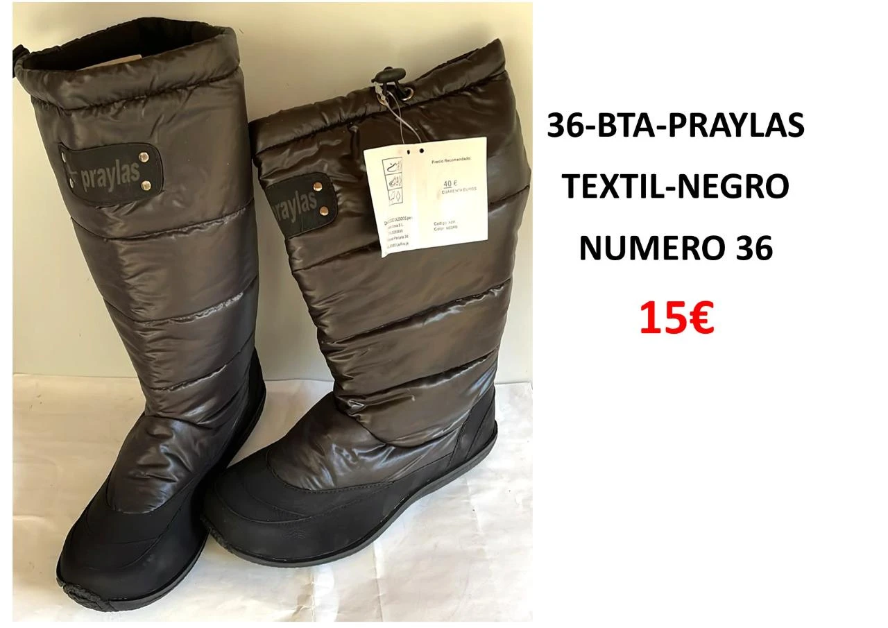 bota alta de nylon acolchado nº 36 – photo 3